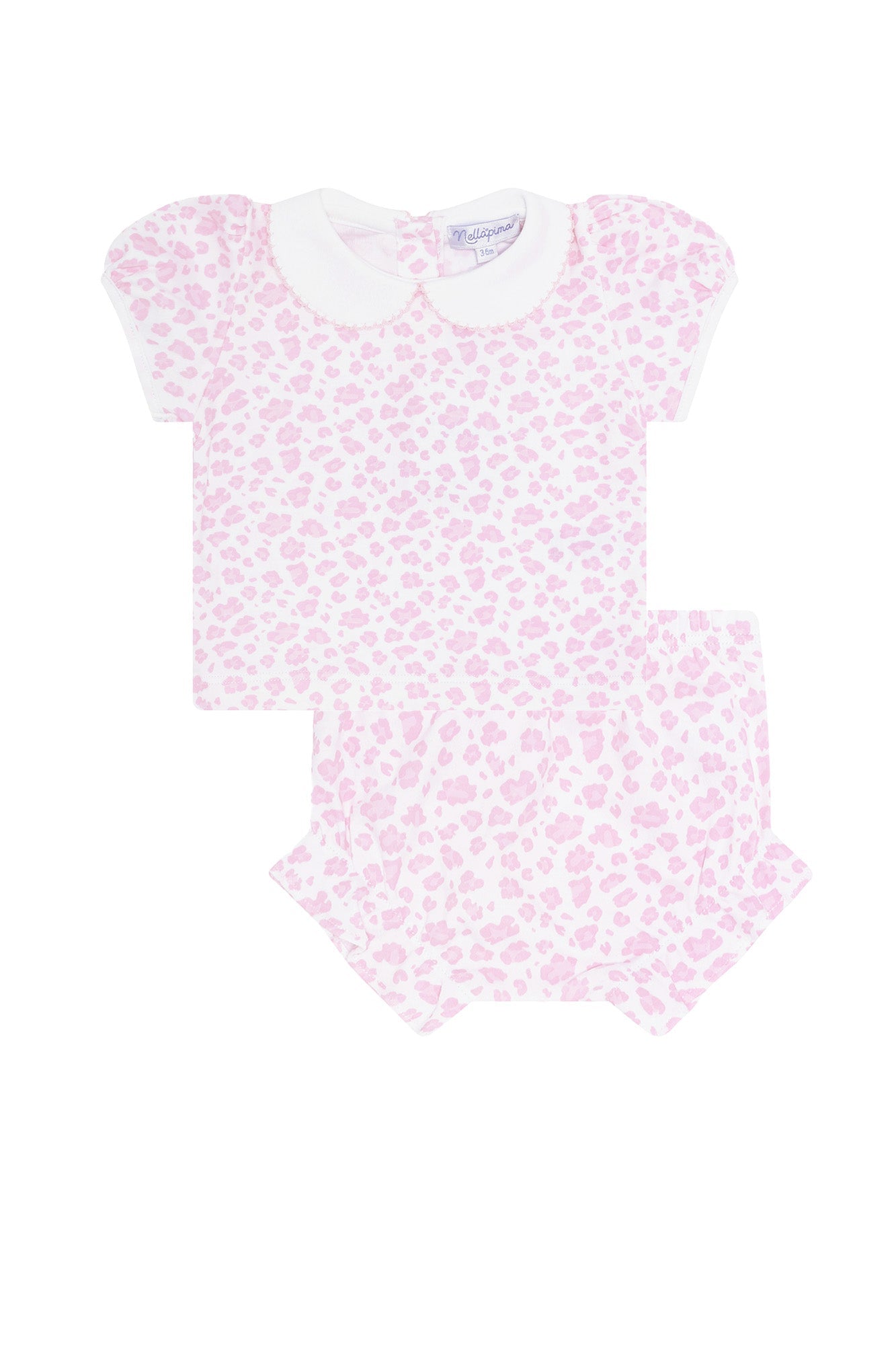 Image of Pink Cheetah Print Diaper Cover Set